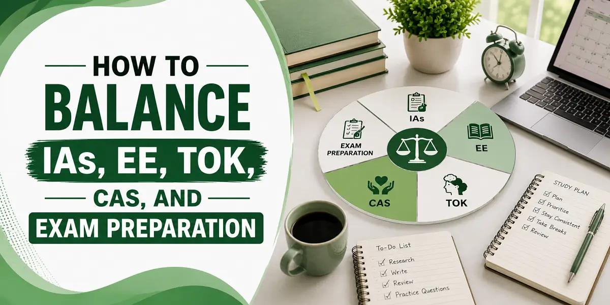 How to Balance IAs, EE, TOK, CAS, and Exam Preparation